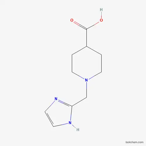 Molecular Structure of 914637-44-8 (1-(1H-Imidazol-2-ylmethyl)piperidine-4-carboxylic acid)