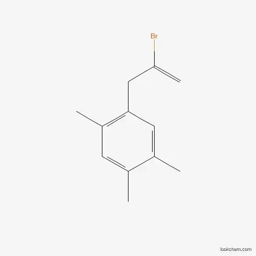 Molecular Structure of 951893-23-5 (2-Bromo-3-(2,4,5-trimethylphenyl)-1-propene)