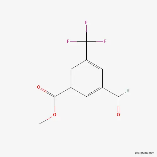 Molecular Structure of 959632-17-8 (Methyl 3-formyl-5-(trifluoromethyl)benzoate)