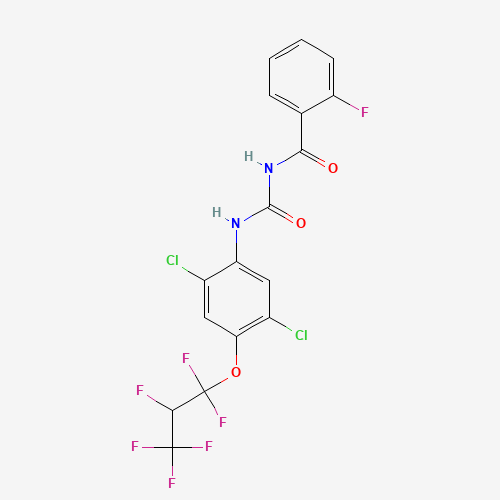 N-(2,5-dichloro-4-(1,1,2,3,3,3-hexafluoropropoxy)-phenyl-
aminocarbonyl)-2-fluoro-benzamide