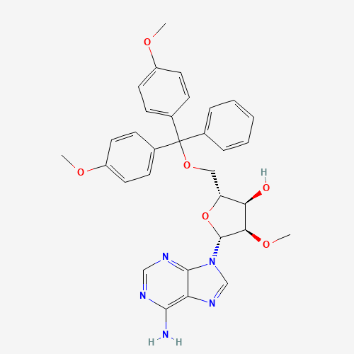 Adenosine, 5'-O-[bis(4-methoxyphenyl)phenylmethyl]-2'-O-methyl- (9CI)