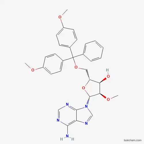 Molecular Structure of 103285-23-0 (Adenosine, 5'-O-[bis(4-methoxyphenyl)phenylmethyl]-2'-O-methyl-)
