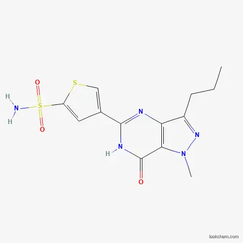 4-(1-methyl-7-oxo-3-propyl-6,7-dihydro-1H-pyrazolo[4,3-d]pyrimidin-5-yl)thiophene-2-sulfonamide