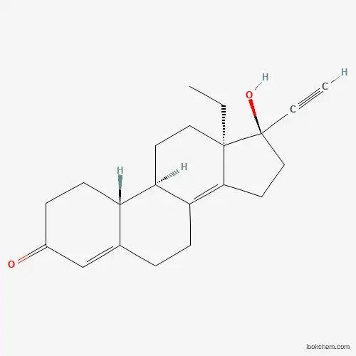 Molecular Structure of 110785-09-6 (8(14)-Dehydro Norgestrel)