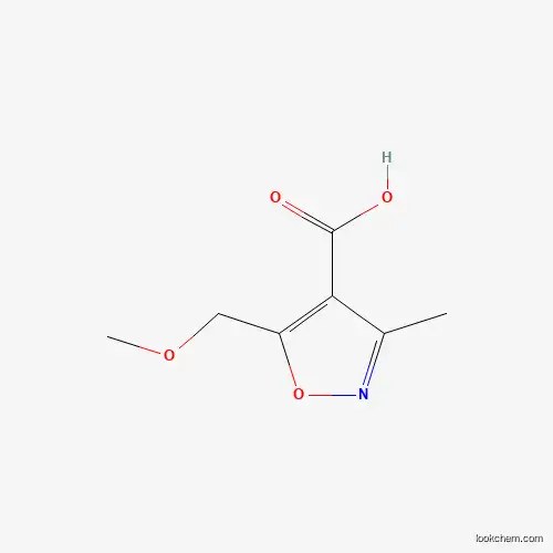 Molecular Structure of 1108712-48-6 (5-(Methoxymethyl)-3-methylisoxazole-4-carboxylic acid)