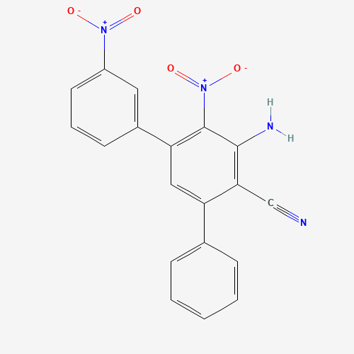 2-amino-6-phenyl-4-(m-nitro--phenyl)-3-nitrobenzonitrile