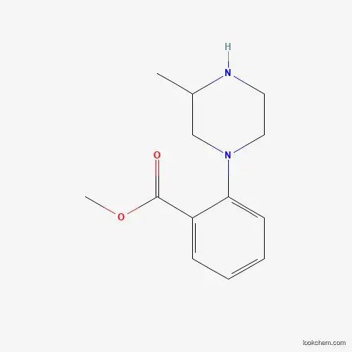 Molecular Structure of 1131622-67-7 (Methyl 2-(3-methylpiperazin-1-yl)benzoate)