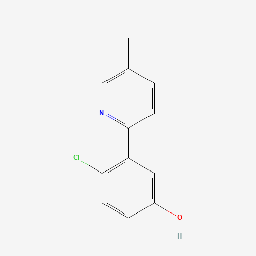 4-chloro-3-(5-methylpyridin-2-yl)phenol