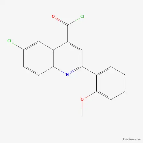 6-chloro-2-(2-methoxyphenyl)quinoline-4-carbonyl chloride