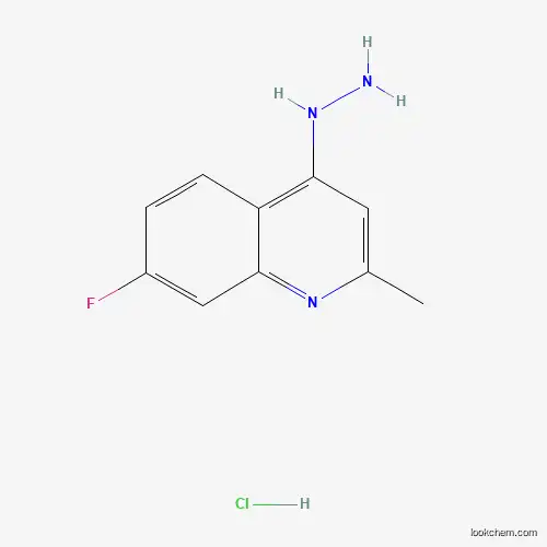 7-Fluoro-4-hydrazino-2-methylquinoline hydrochloride