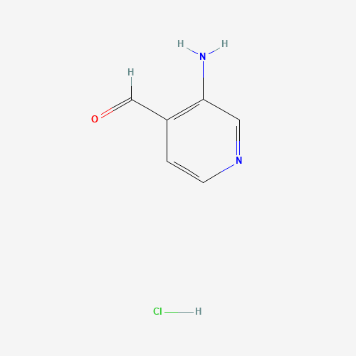 Molecular Structure of 1187174-13-5 (3-Aminoisonicotinaldehyde hydrochloride)