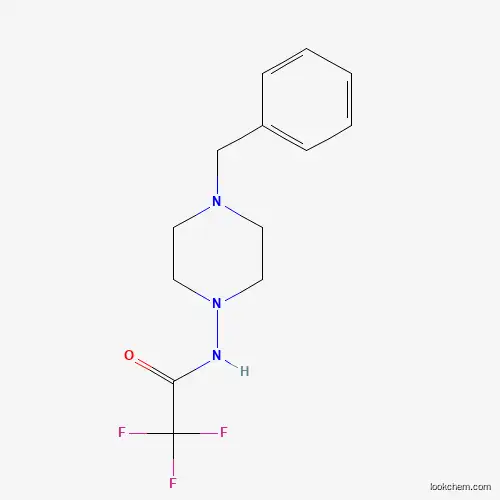 Molecular Structure of 1198285-47-0 (N-(4-benzylpiperazin-1-yl)-2,2,2-trifluoroacetamide)