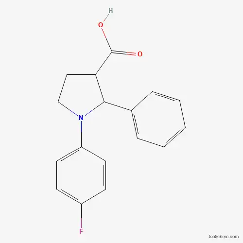 1-(4-FLUOROPHENYL)-2-PHENYLPYRROLIDINE-3-CARBOXYLIC ACID