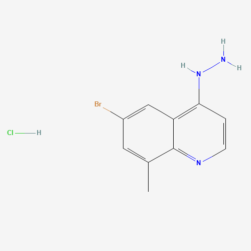 6-Bromo-4-hydrazino-8-methylquinoline hydrochloride