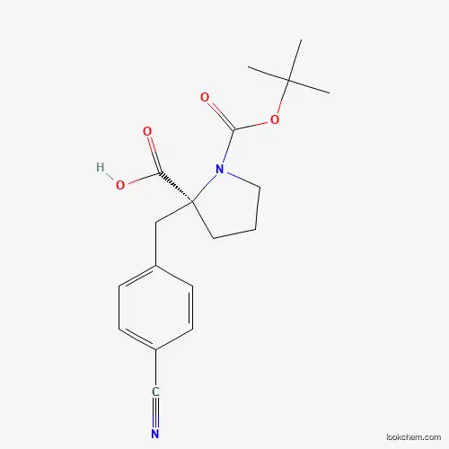 N-t-Butoxycarbonyl-(S)-α-(4-cyanobenzyl)proline