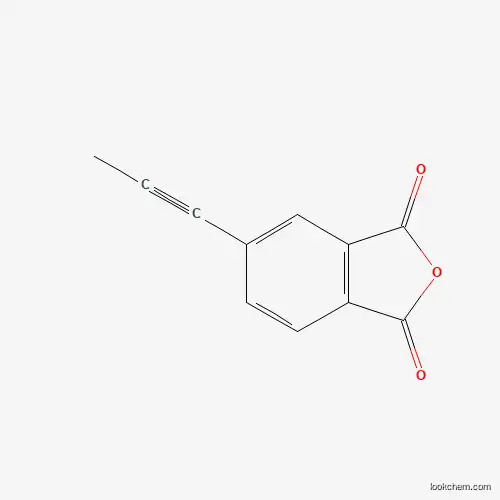 Molecular Structure of 1240685-26-0 (4-(1-Propynyl)phthalic Anhydride)