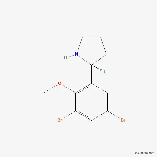 (S)-2-(3,5-DIBROMO-2-METHOXYPHENYL)PYRROLIDINE