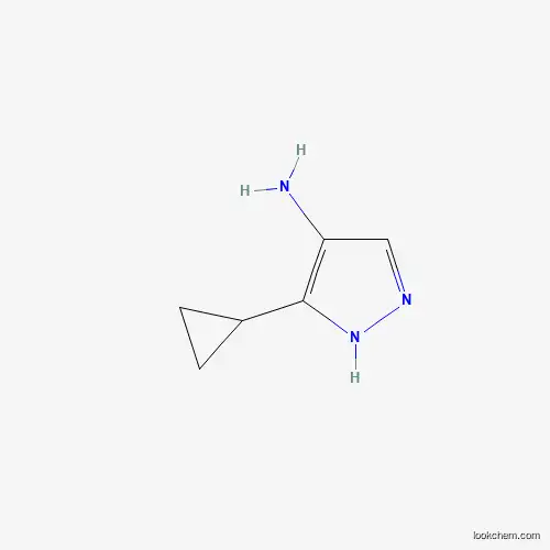 Molecular Structure of 1247657-03-9 (3-Cyclopropyl-1H-pyrazol-4-amine)