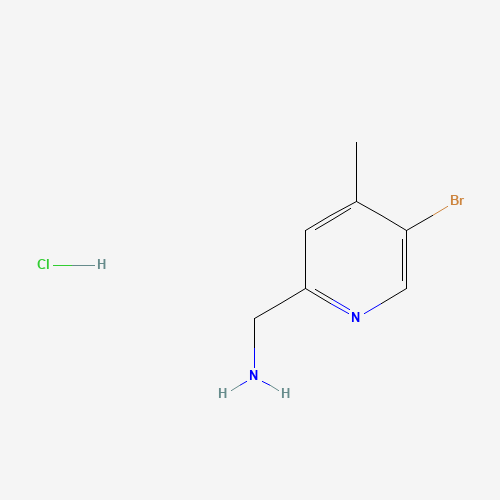 (5-bromo-4-methylpyridin-2-yl)methanamine;hydrochloride
