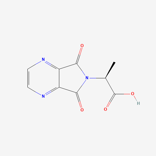 2-(5,7-dioxo-5,7-dihydro-6H-pyrrolo[3,4-b]pyrazin-6-yl)propanoic acid