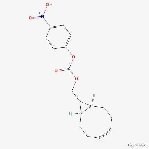 Molecular Structure of 1263166-91-1 (((1R,8S,9s)-bicyclo[6.1.0]non-4-yn-9-yl)methyl 4-nitrophenyl carbonate)