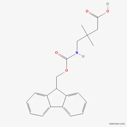 Molecular Structure of 1310680-27-3 (Fmoc-4-amino-3,3-dimethyl-butyric acid)