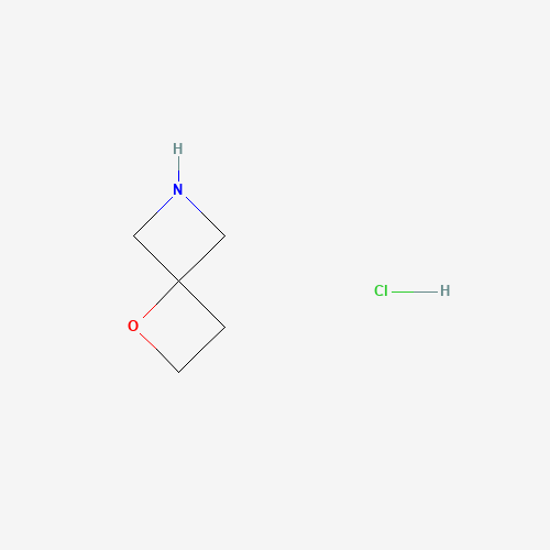 Molecular Structure of 1359704-67-8 (1-Oxa-6-azaspiro[3.3]heptane hydrochloride)