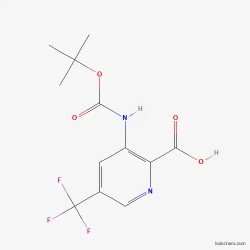 3-((tert-butoxycarbonyl)amino)-5-(trifluoromethyl)picolinic acid