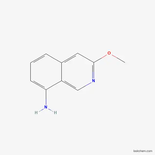 Molecular Structure of 1374652-26-2 (3-Methoxyisoquinolin-8-amine)