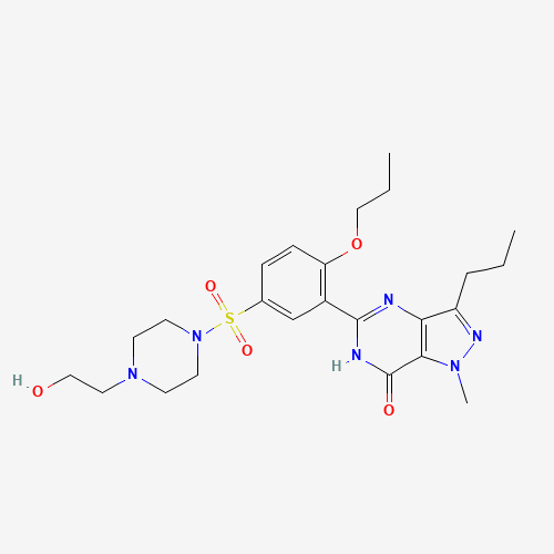 Molecular Structure of 139755-87-6 (Propoxyphenyl homohydroxysildenafil)