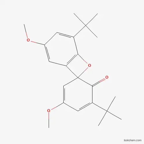 Molecular Structure of 14078-46-7 (2',5-Ditert-butyl-3,4'-dimethoxyspiro[7-oxabicyclo[4.2.0]octa-1(6),2,4-triene-8,6'-cyclohexa-2,4-diene]-1'-one)