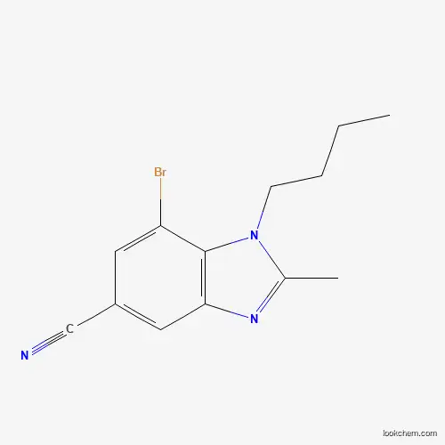 Best price/ 7-Bromo-1-butyl-2-methyl-1,3-benzodiazole-5-carbonitrile  CAS NO.1423037-54-0