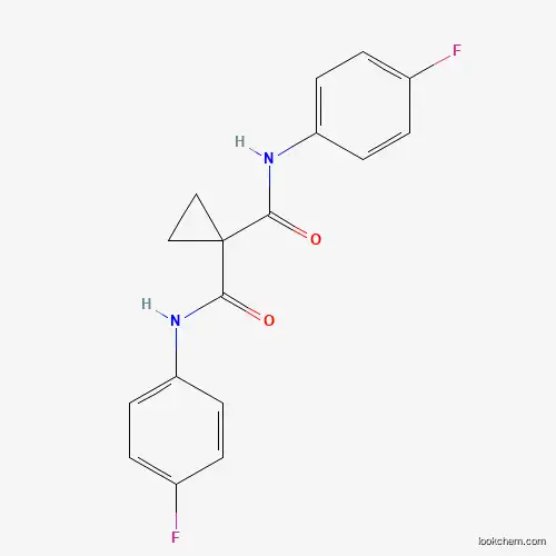 N,N'-bis(4-fluorophenyl)cyclopropane-1,1-dicarboxamide