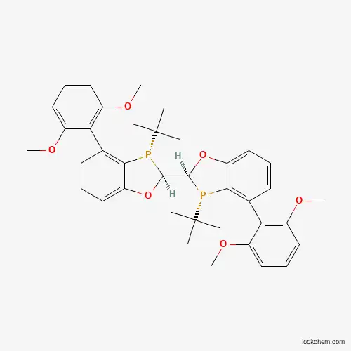 (2S,2'S,3S,3'S)-3,3'-di-tert-butyl-4,4'-bis(2,6-dimethoxyphenyl)-2,2',3,3'-tetrahydro-2,2'-bibenzo[d][1,3]oxaphosphole