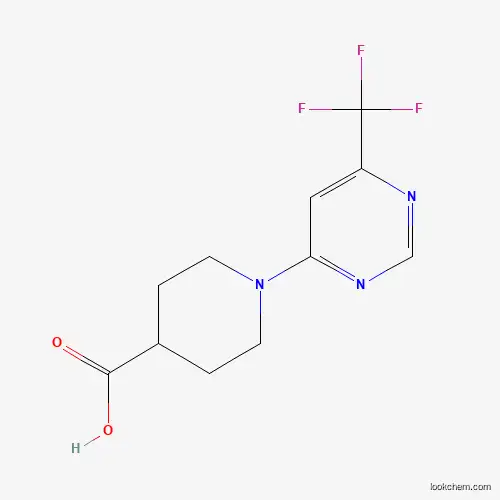 1-[6-(Trifluoromethyl)pyrimidin-4-yl]piperidine-4-carboxylic acid