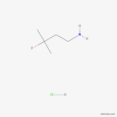 Molecular Structure of 1509922-69-3 (3-Fluoro-3-methylbutan-1-amine hydrochloride)