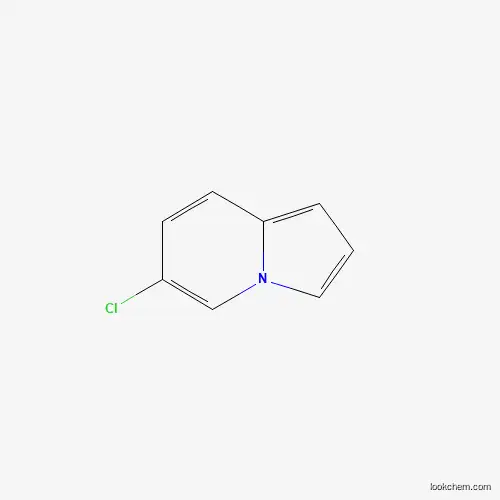 Molecular Structure of 1632285-97-2 (6-Chloroindolizine)