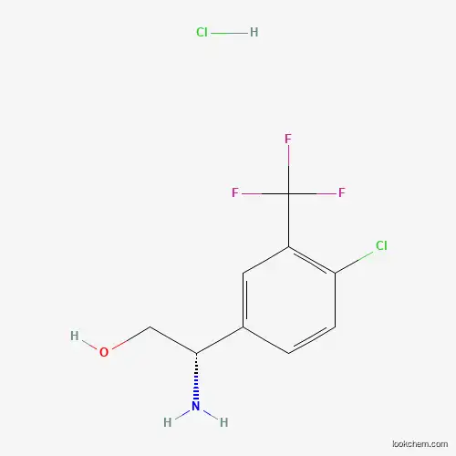 (S)-2-Amino-2-(4-chloro-3-(trifluoromethyl)phenyl)ethanol hydrochloride