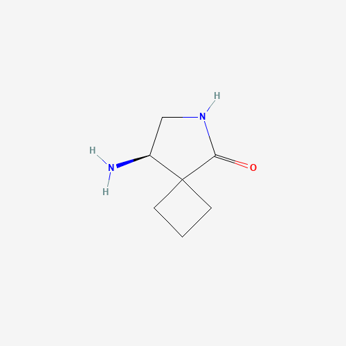 Molecular Structure of 1810074-92-0 ((R)-8-Amino-6-azaspiro[3.4]octan-5-one)