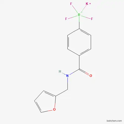 Molecular Structure of 2017555-09-6 (Potassium 4-(furfurylaminocarbonyl)phenyltrifluoroborate)