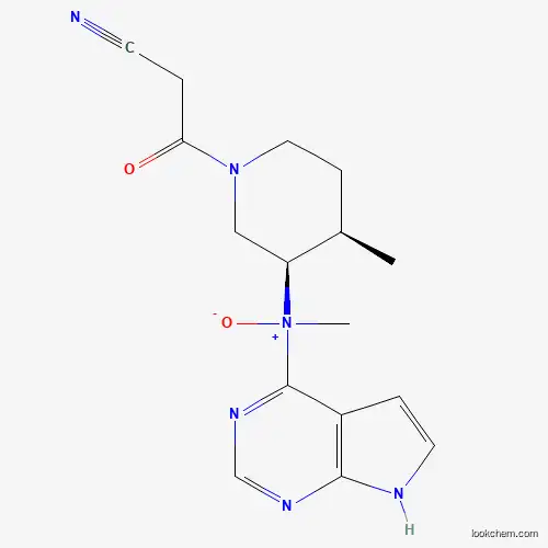 N-((3R,4R)-1-(2-cyanoacetyl)-4-methylpiperidin-3-yl)-N-methyl- 7H-pyrrolo[2,3-d]pyrimidin-4-amine oxide