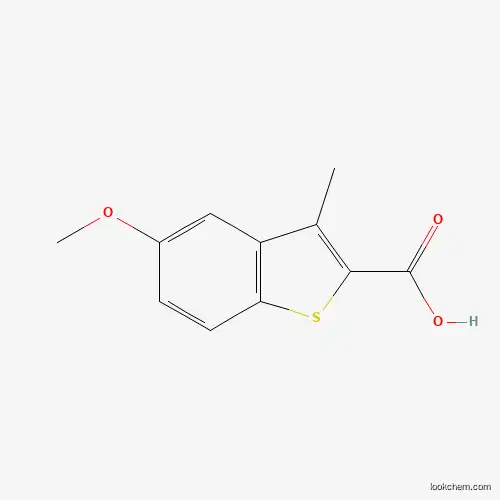 Molecular Structure of 21243-02-7 (5-Methoxy-3-methyl-1-benzothiophene-2-carboxylic acid)