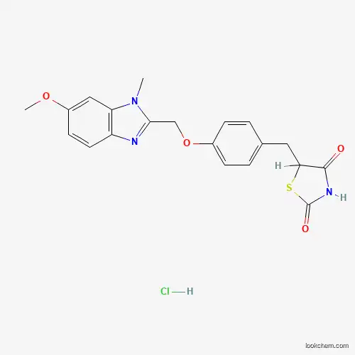 Molecular Structure of 299176-11-7 (Rivoglitazone hydrochloride)