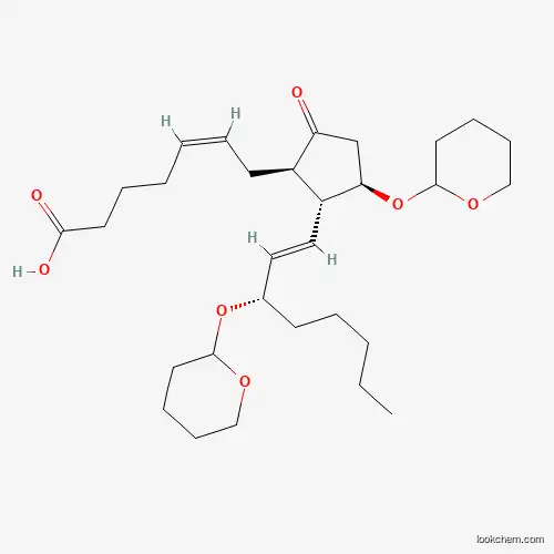 (Z)-7-((1R,2R,3R)-5-oxo-3-(tetrahydro-2H-pyran-2-yloxy)-2-((3S,E)-3-(tetrahydro-2H-pyran-2-yloxy)oct-1-enyl)cyclopentyl)hept-5-enoic acid