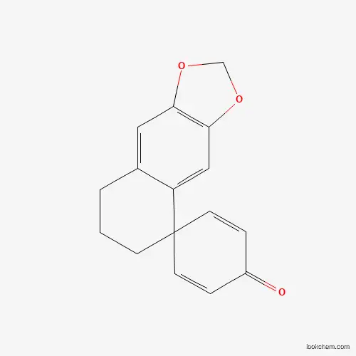 Molecular Structure of 40135-90-8 (spiro[7,8-dihydro-6H-benzo[f][1,3]benzodioxole-5,4'-cyclohexa-2,5-diene]-1'-one)