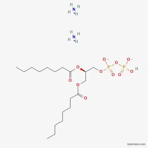 Molecular Structure of 474943-13-0 (Dioctanoylgycerol pyrophosphate ammonium salt)