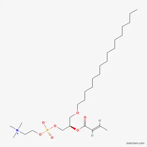 1-O-헥사데실-2-부테노일-SN-글리세로-3-포스포콜린