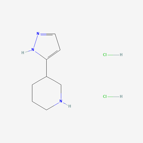 3-(1H-pyrazol-3-yl)piperidine dihydrochloride