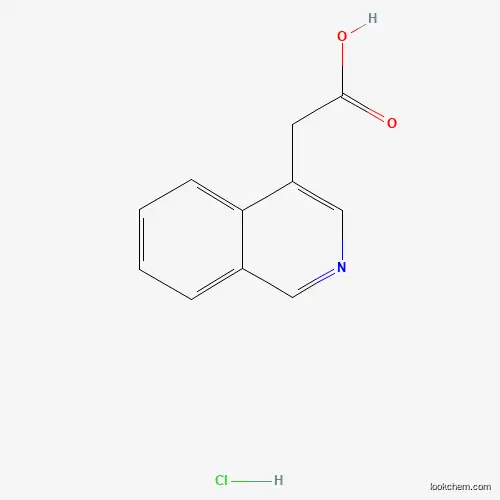 Molecular Structure of 53366-30-6 (2-(Isoquinolin-4-yl)acetic acid hydrochloride)