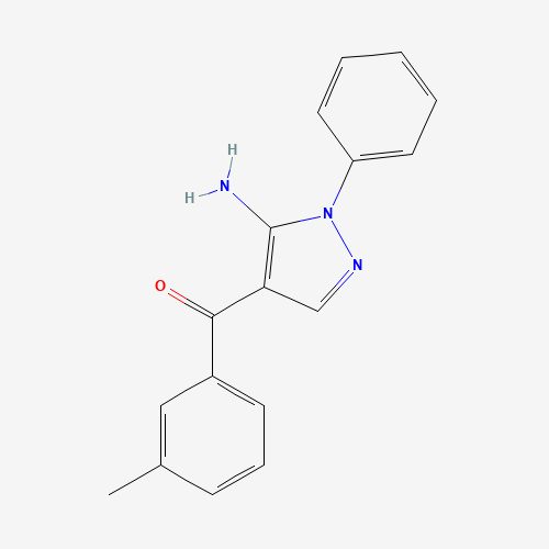 (5-AMINO-1-PHENYL-1H-PYRAZOL-4-YL)(M-TOLYL)METHANONE